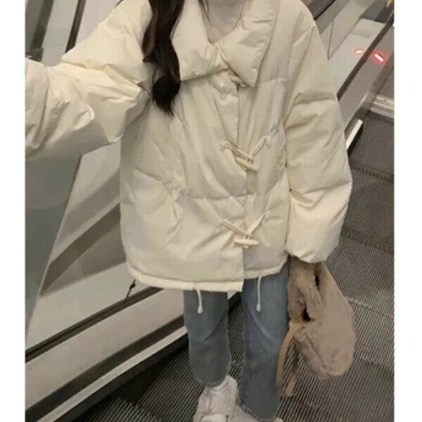 新款小眾保暖棉衣（黃色）（S/M/L/XL/2XL下單後與客服聯系發貨的尺碼）   