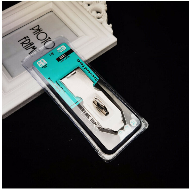 Stainless steel padlock latch (silver No.1 latch)