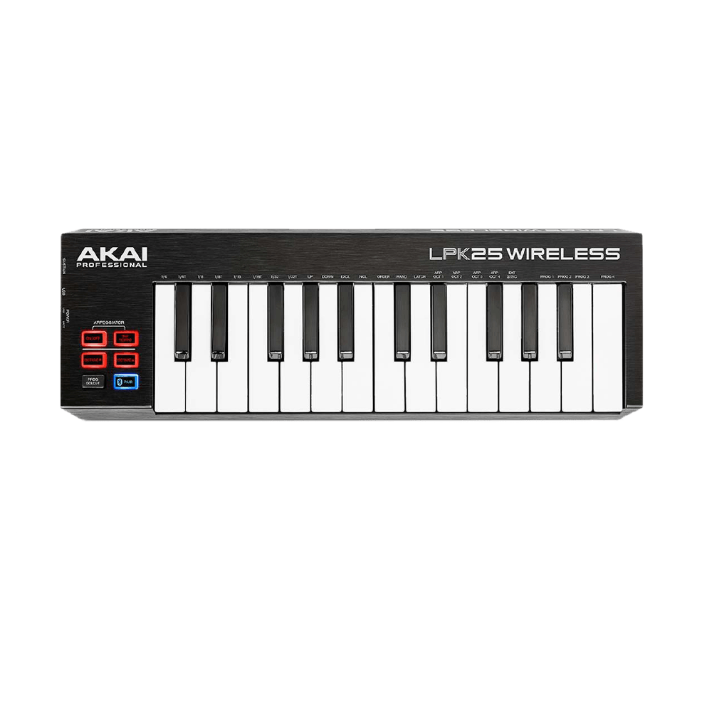 Akai Akai / LPK25 WIRELESS 25鍵無線藍芽MIDI鍵盤 — 三峽鍵盤 / 鋼琴
