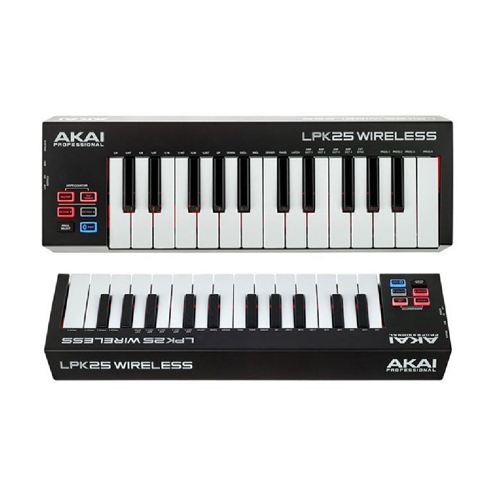 Akai Akai / LPK25 WIRELESS 25鍵無線藍芽MIDI鍵盤 第 3 張圖片｜三峽鍵盤 / 鋼琴