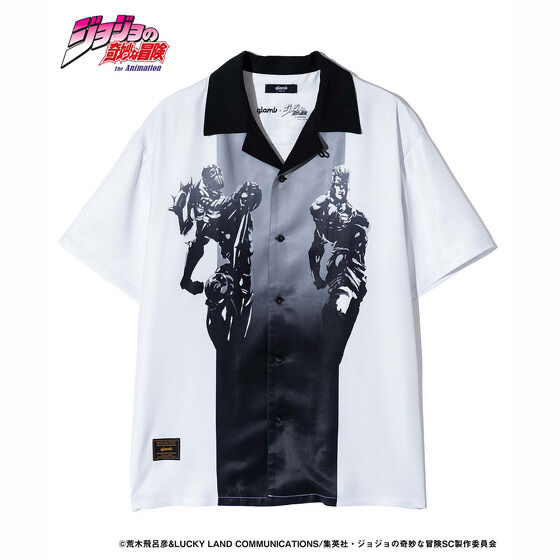 Pbandai 預訂20249月 ジョジョの奇妙な冒険【glamb】オープンカラーシャツ1⚠️⚠️熱賣款‼️落單前請先PM查詢貨源