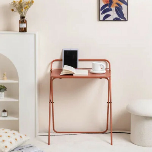 Hot Selling Lightweight Folding Desk Computer Desk Mini Fancy Lift Study Table 70x45cm (Orange)