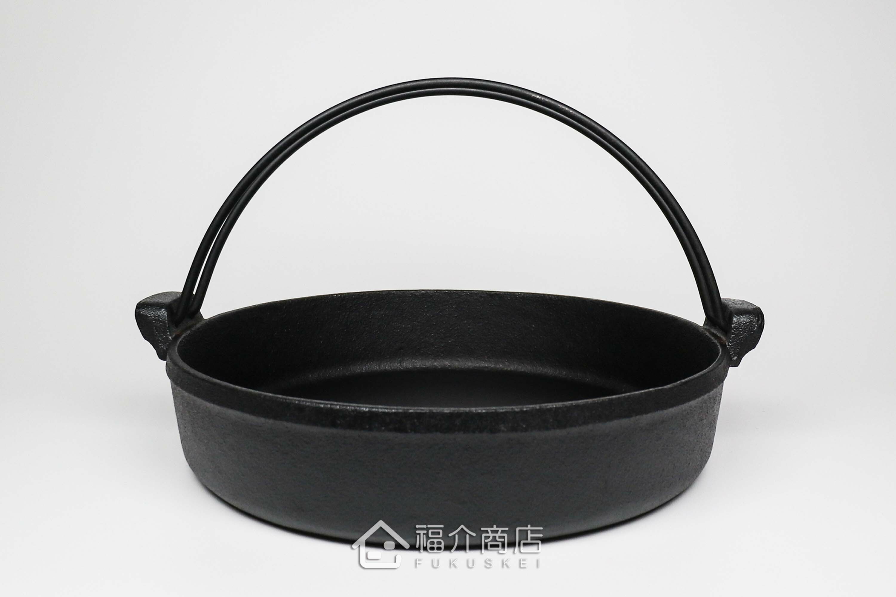 黑色鑄鐵製的壽喜鍋