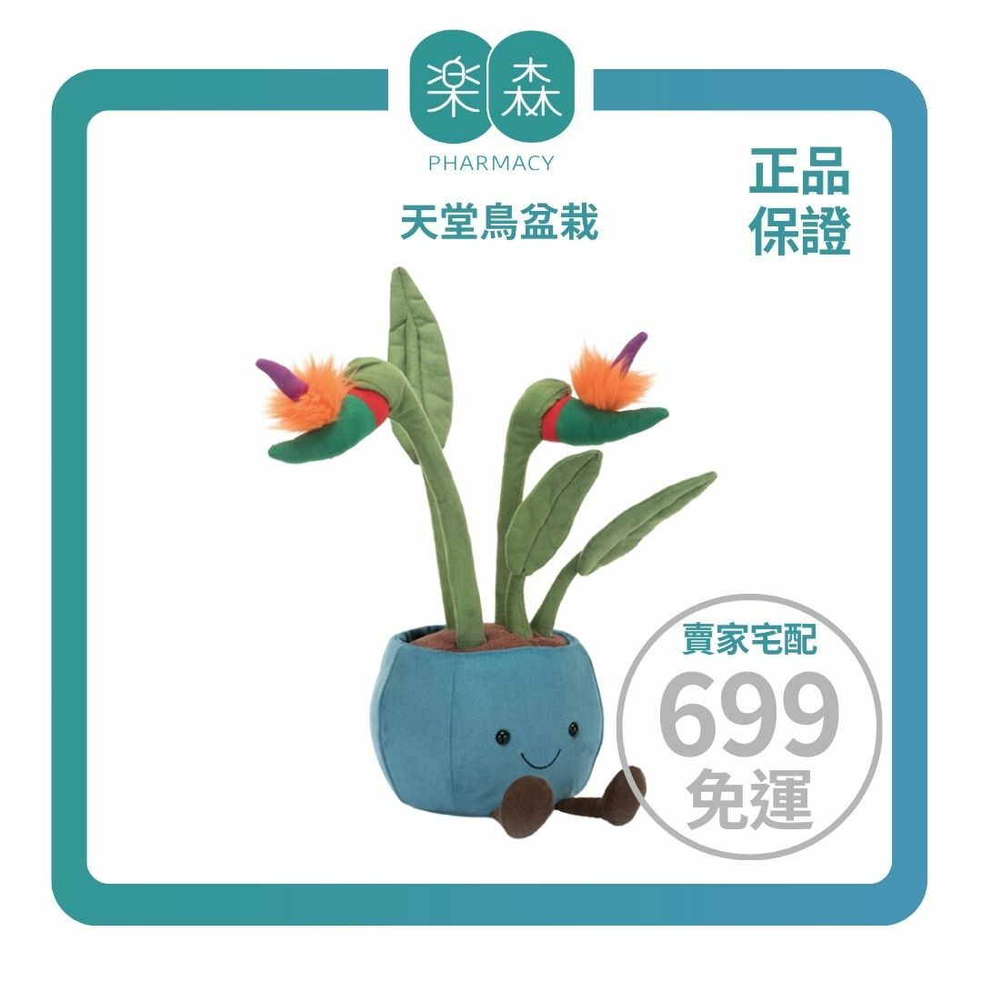 【樂森藥局】英國 Jellycat Amuseable Bird of Paradise 天堂鳥盆栽 38cm/公分