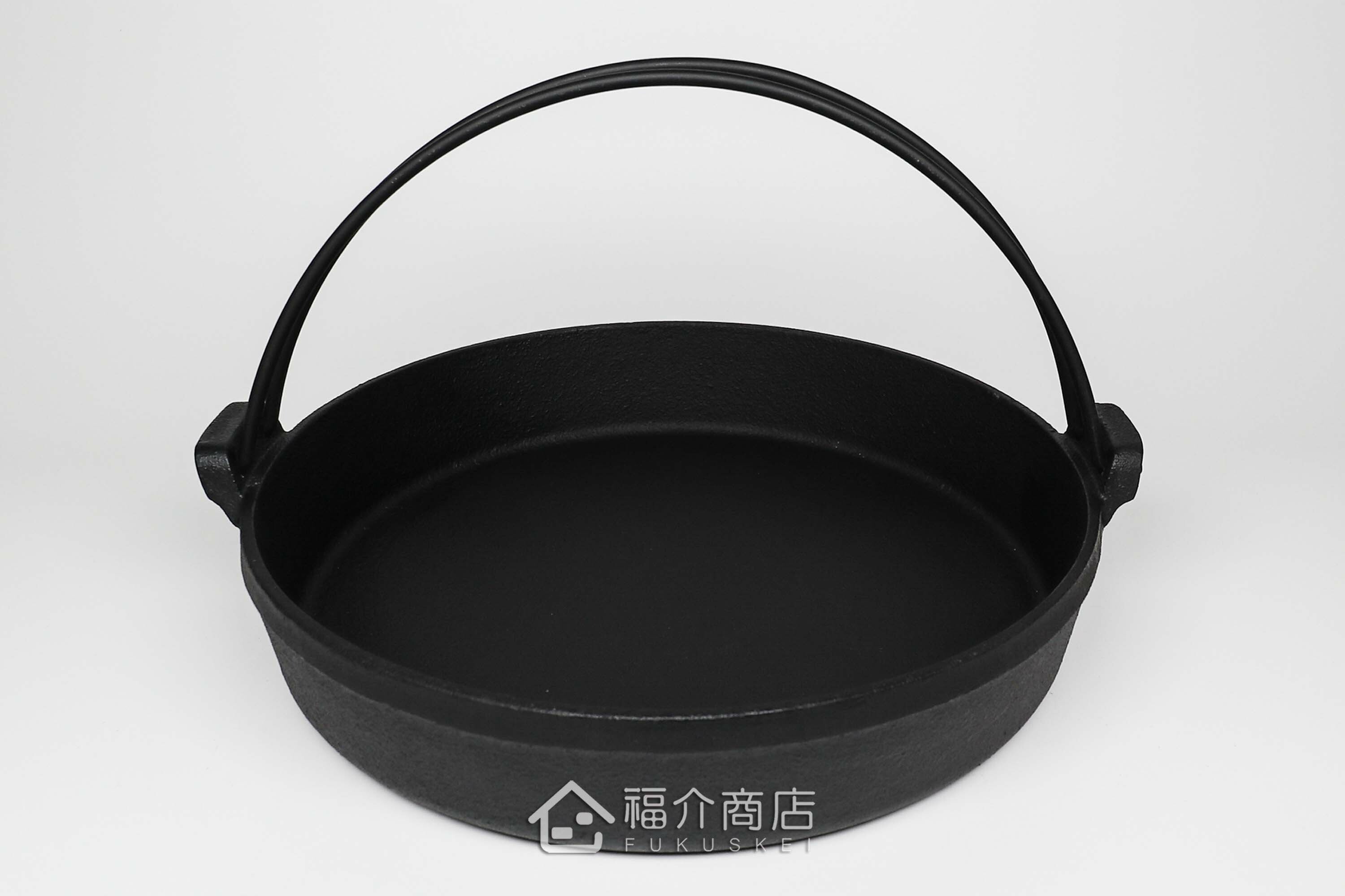 黑色鑄鐵製的壽喜鍋