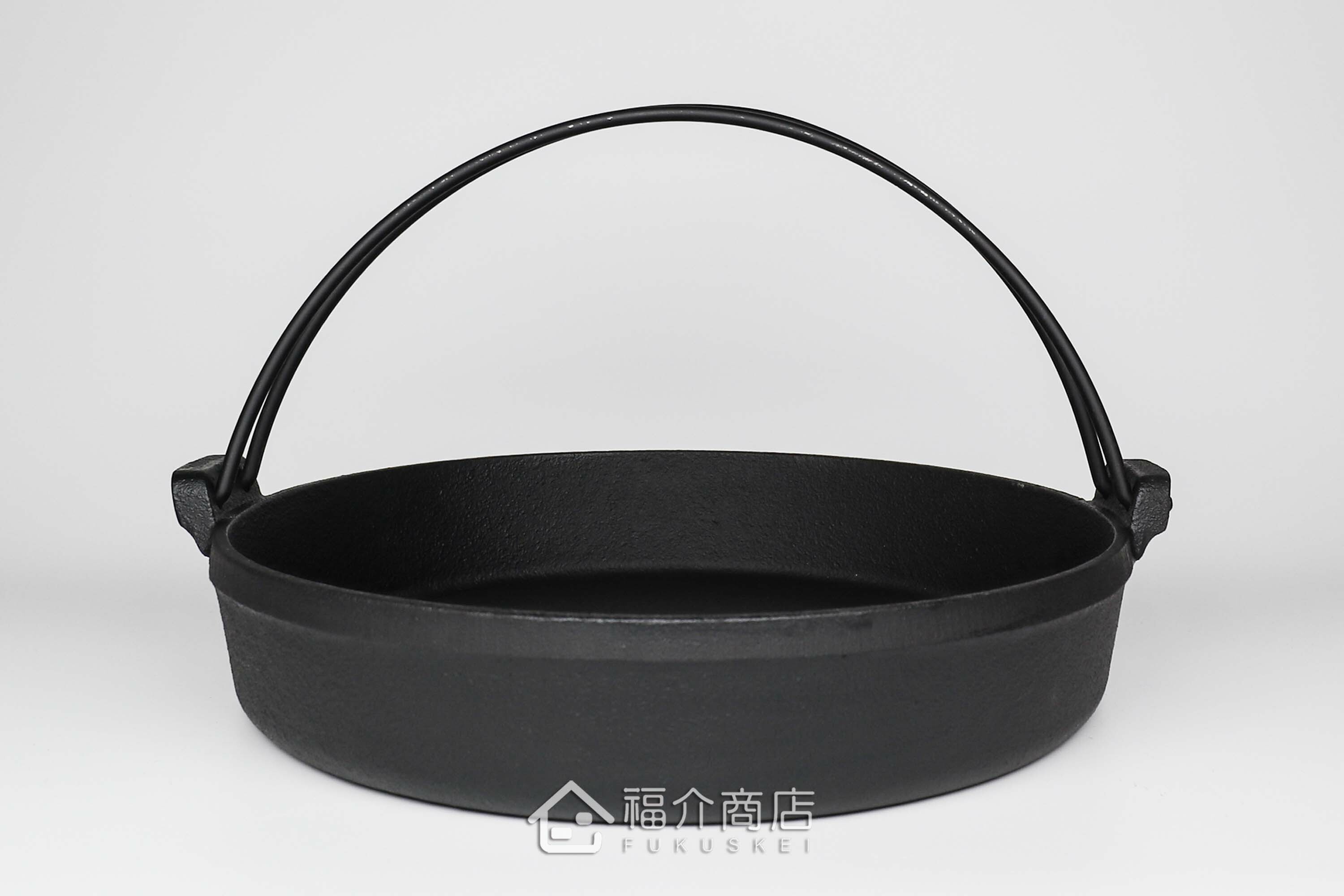 黑色鑄鐵製的壽喜鍋