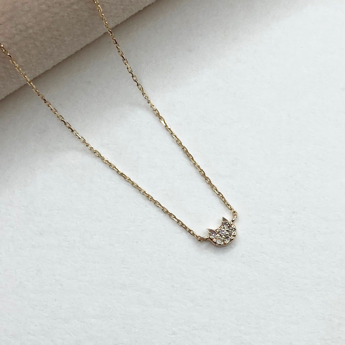 K10 貓咪鑽石項鍊