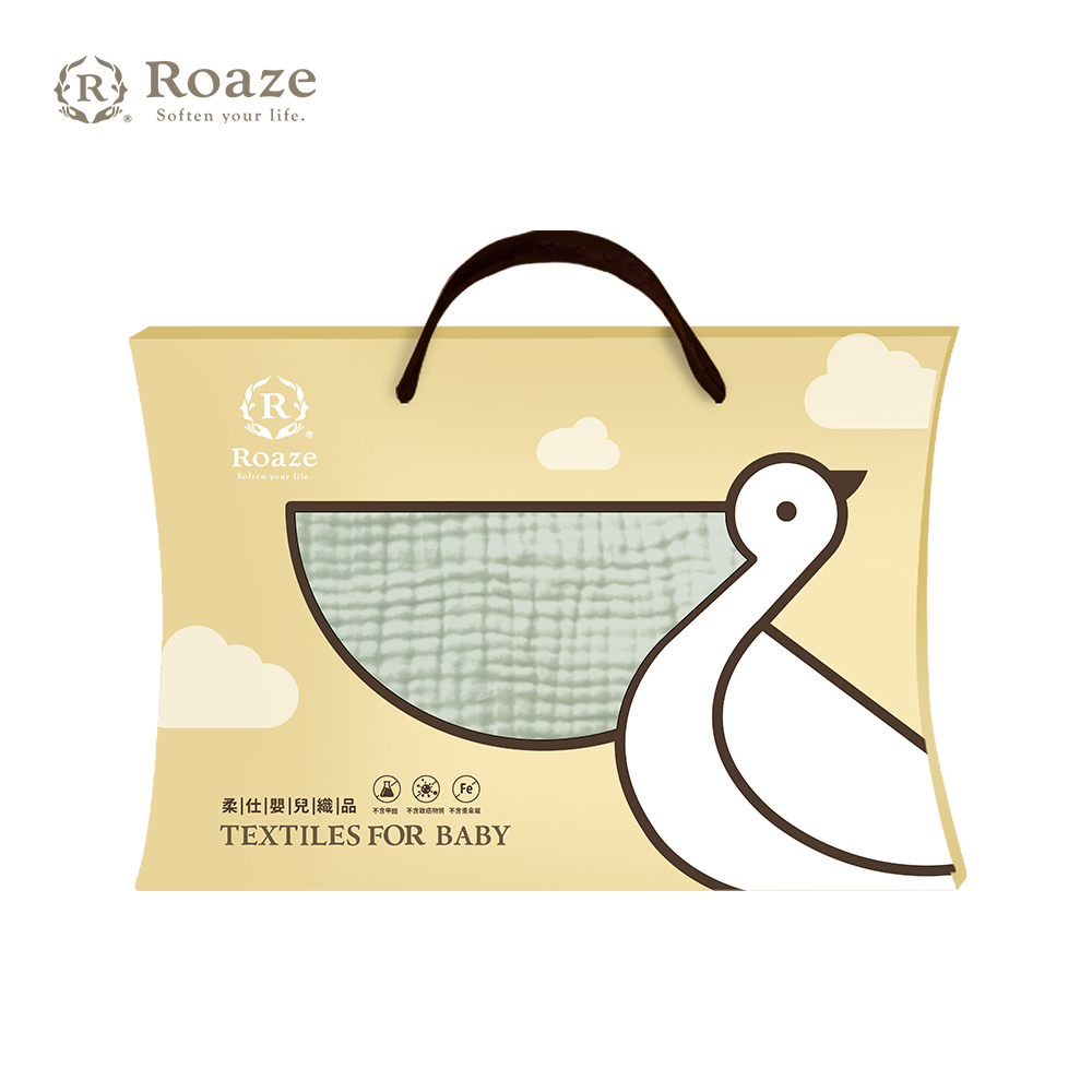 【Roaze 柔仕】紗布包巾(3層) - 三色