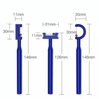 口腔訓練器 兒童校正發音復健器 (一套3支裝, 0.2kg)
