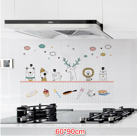 Nordic kitchen wall cooktop sticker-60*90cm