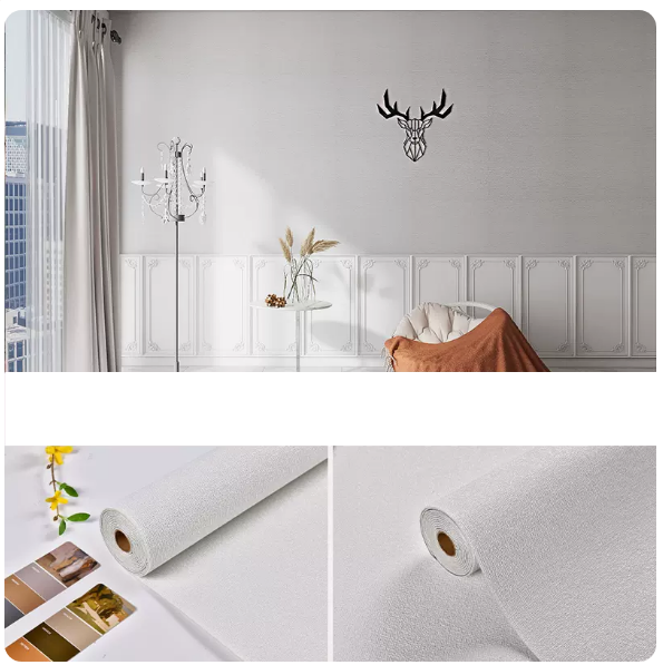 Self-adhesive sound insulation super-thick wall covering (plain brocade white-putty white ceiling (width 0.5* length 2.8m).
