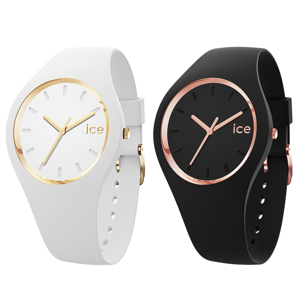 【ICE WATCH】Glam華麗系列 簡約小錶面粉嫩霧面舒適純色 三針矽膠腕錶 星辰機芯