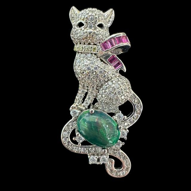 T6貓咪蛋白石吊墜