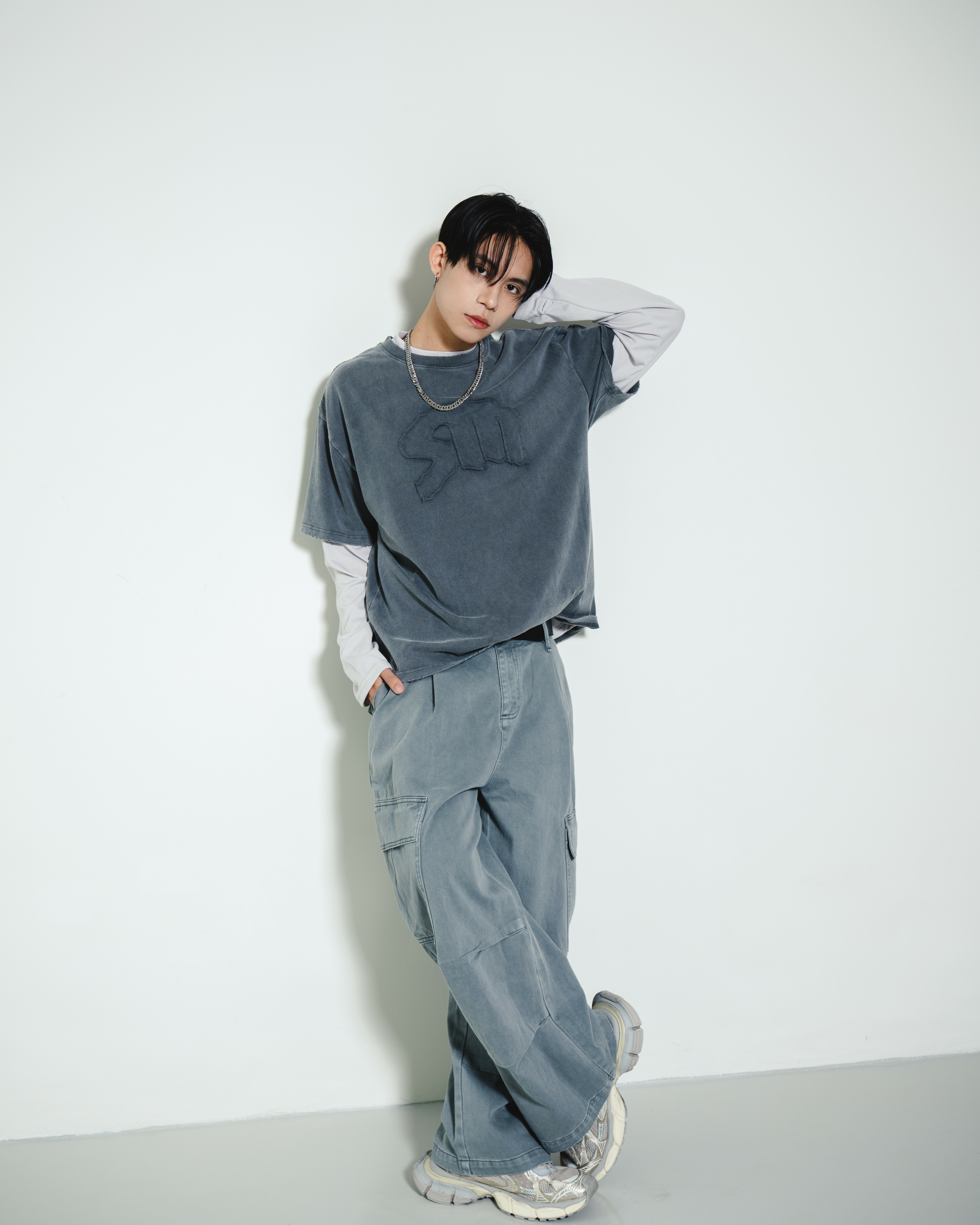 SIMON MADE BW-2409 宙斯 斜口袋 傘兵 水洗 工作褲