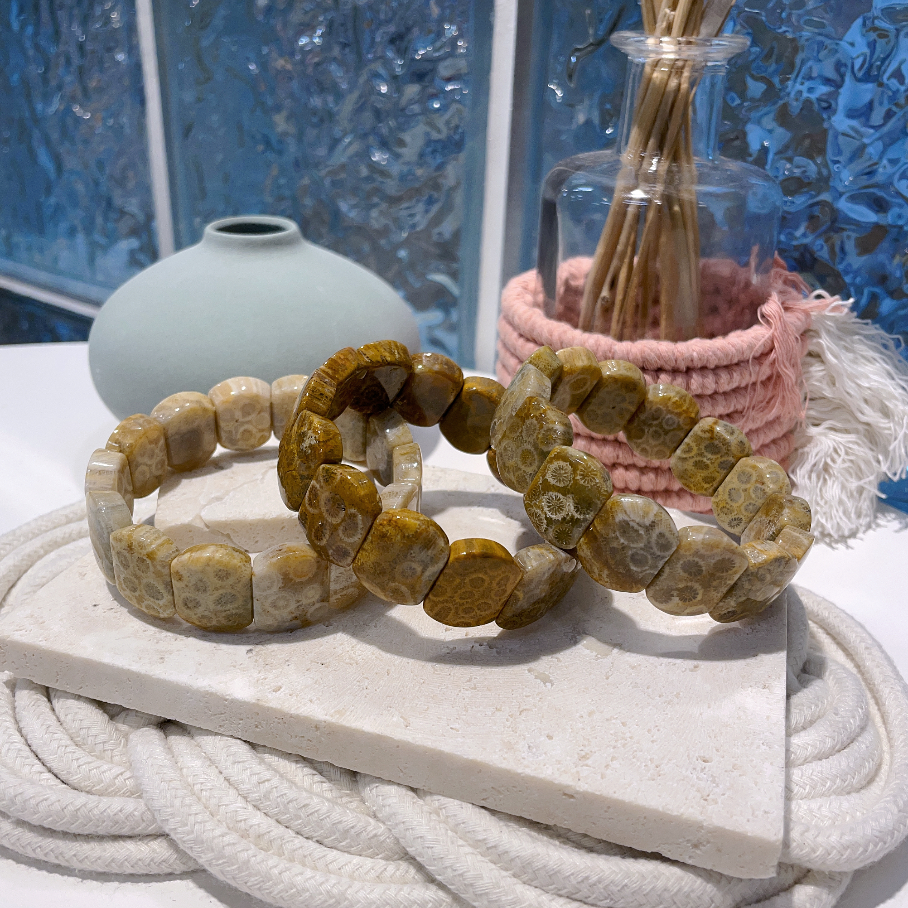 珊瑚玉手排 19mm