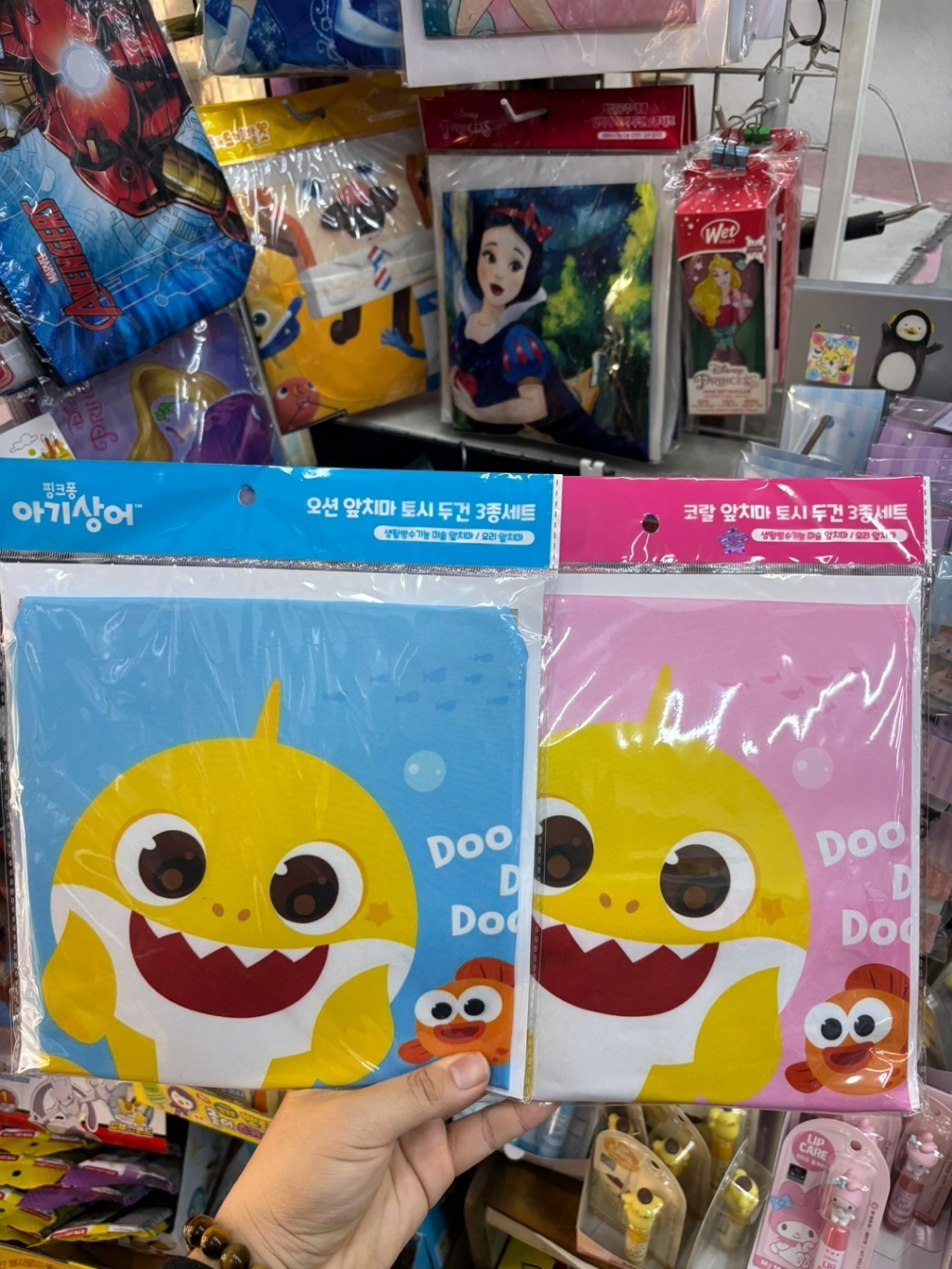 正韓代購_鯊魚寶寶畫畫三件組