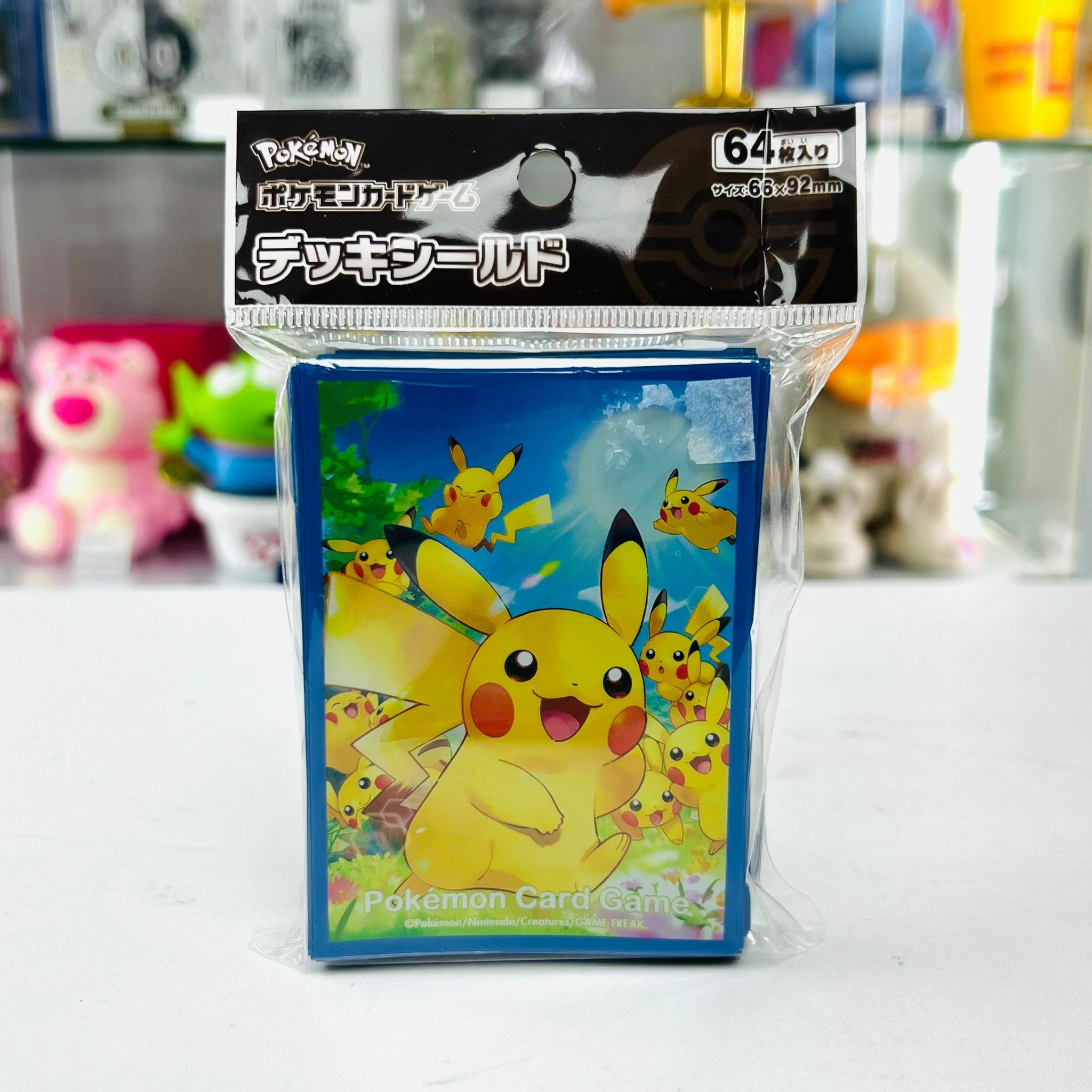 Pokemon Card Sleeves  (65 Sleeves)-Pikachu