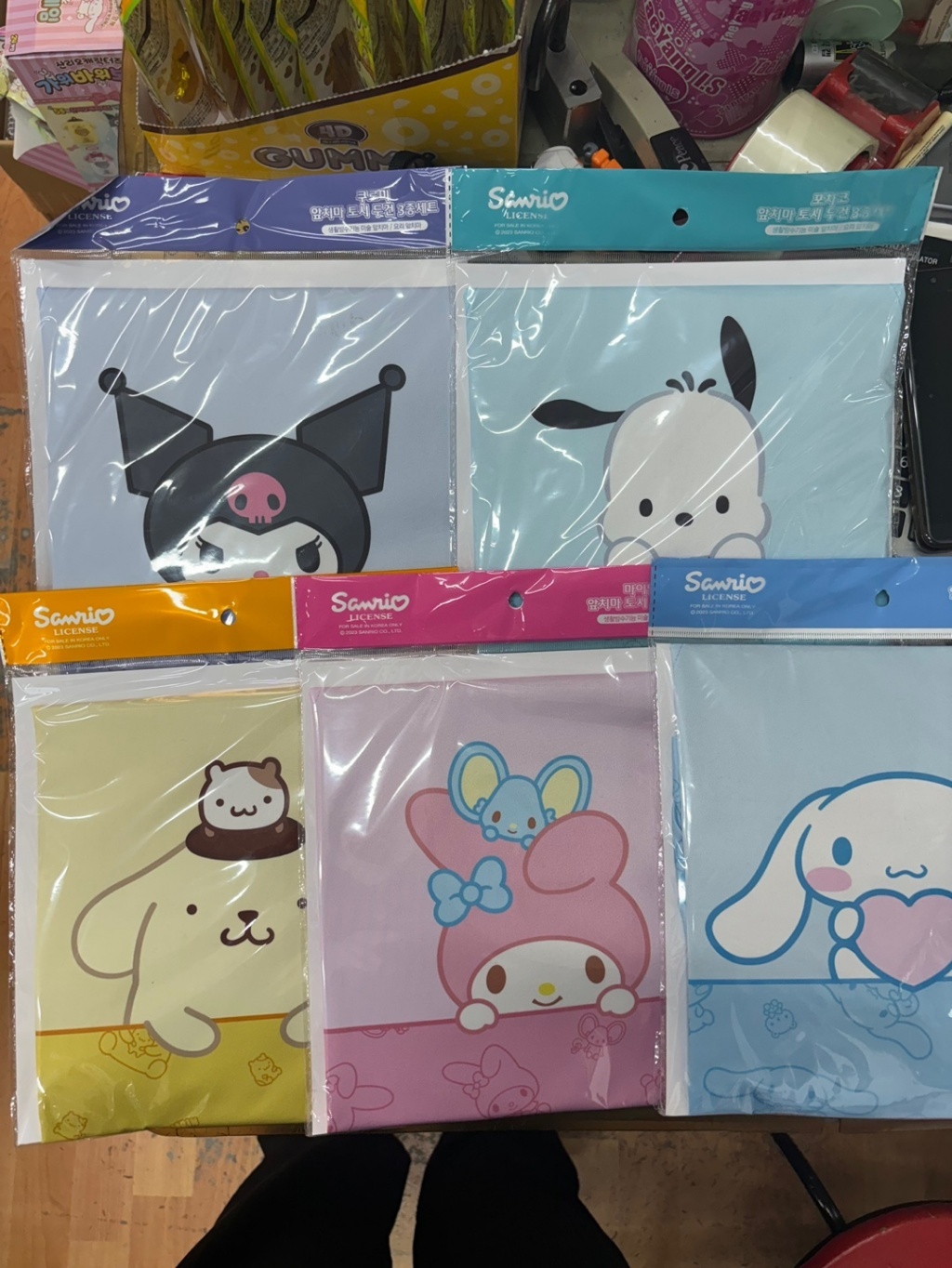 正韓代購_三麗鷗畫畫三件組