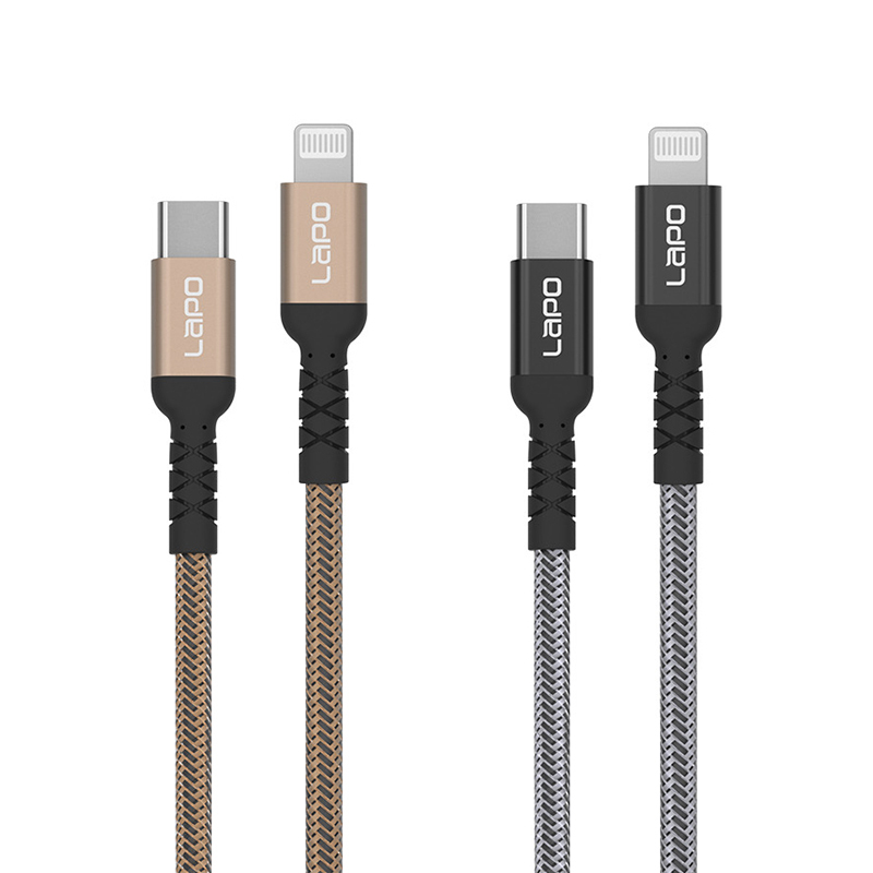 LaPO Type-C to Lightning PD MFI充電傳輸線
