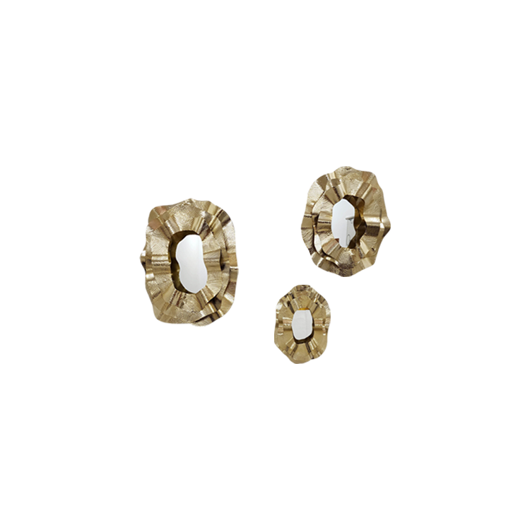 金波荷浪掛鏡三件組