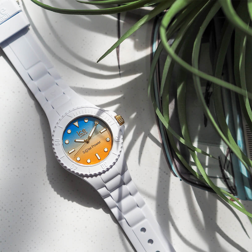 【ICE WATCH】Generation世代系列 地平線夕陽漸層 光動能 太陽能 MIYOTA星辰 三針 腕錶