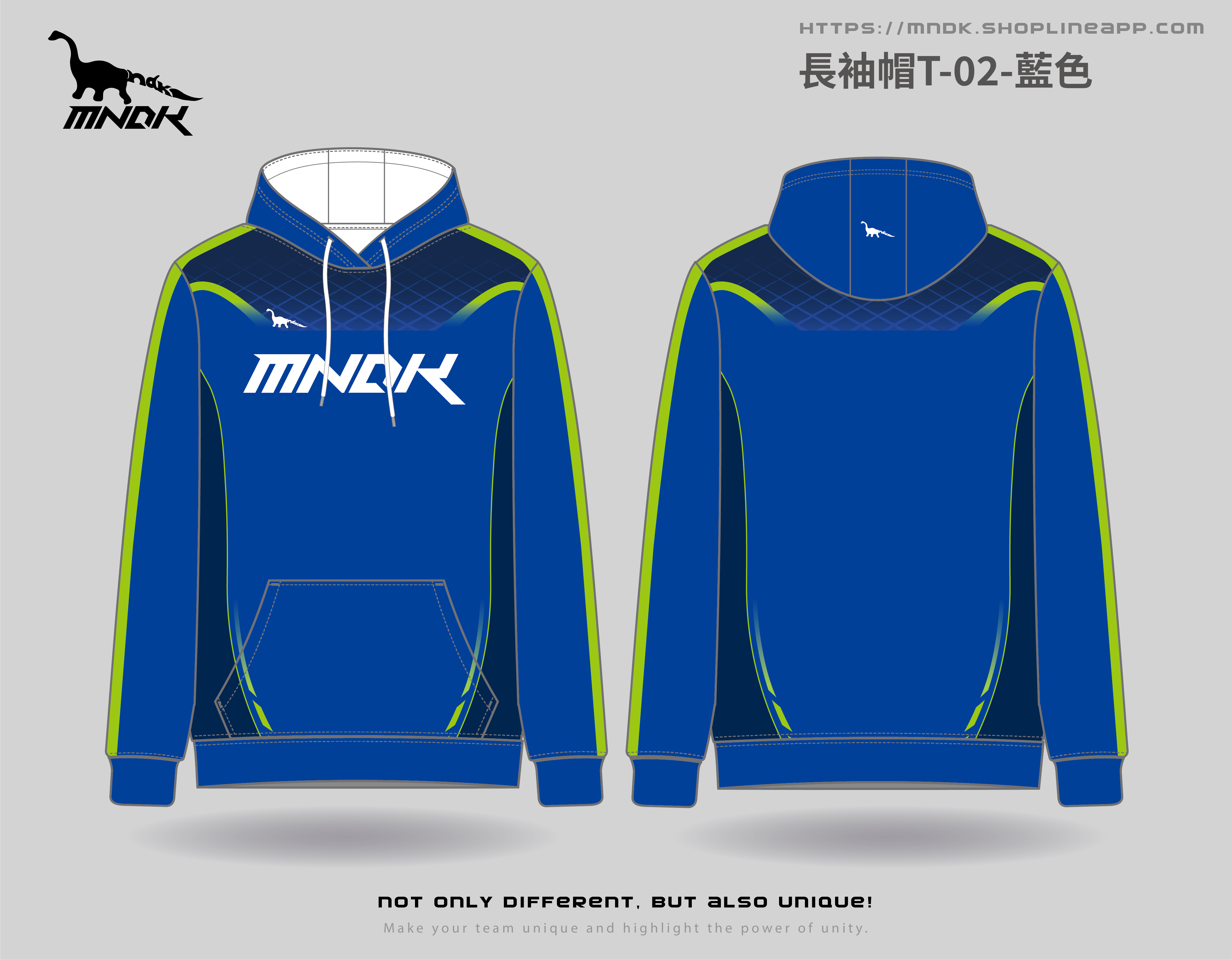 MNDK莫納帝克｜客製化團體服｜專業運動服｜公司制服｜台中長袖帽T-02
