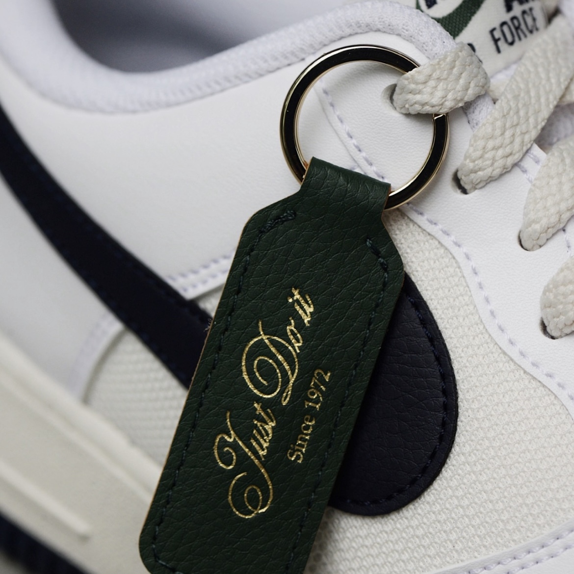 Nike Air Force 1 Low '07 Next Nature White Obsidian Fir 黑曜石 白深藍 海軍藍 復古 AF1 低筒休閒鞋