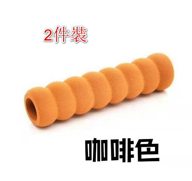 熱賣（2件裝 咖啡色）螺旋紋門柄保護套  防撞套 防撞墊 