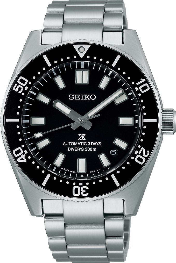 萬年鐘錶 - SEIKO PROSPEX  三日鍊機芯300米黑面武士潛水錶 DIVER SCUBA  SPB453J1 / 6R55-00G0D 錶徑40MM
