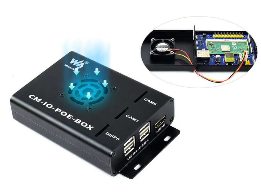 CM3/3+ Lite 樹莓派計算模組擴展板 適用於各種Raspberry Pi HAT / Pi5