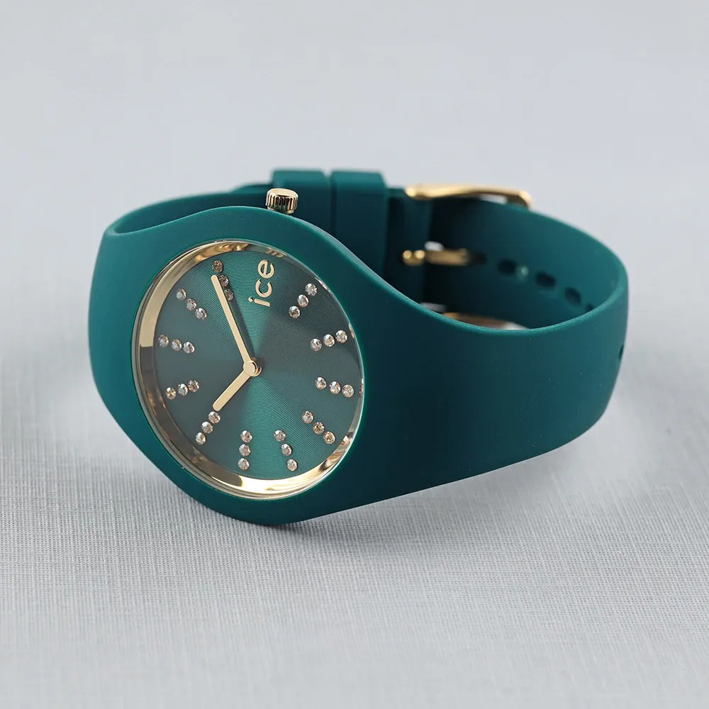 【ICE WATCH】Cosmos宇宙系列 優雅少女 水晶鑲嵌 Miyota星辰機芯 腕錶 適合小手腕 粉嫩佳人