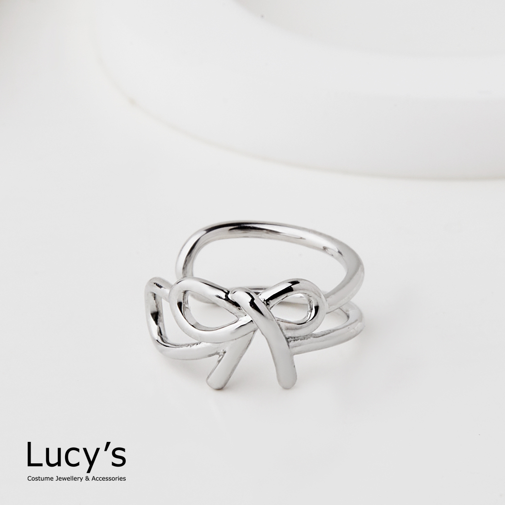 流線蝴蝶結 耳骨夾 (114405/114406)