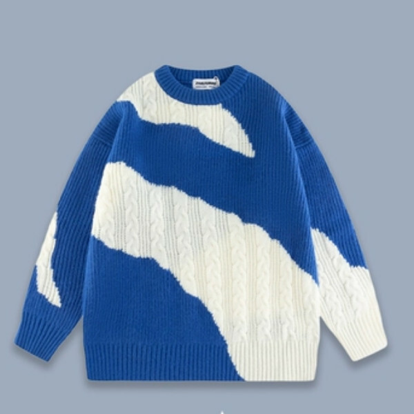 Hot Recommended SAYLAM American Street Retro Color [Lin Lin Dye] Blue Please contact customer service to confirm the size after placing an order
