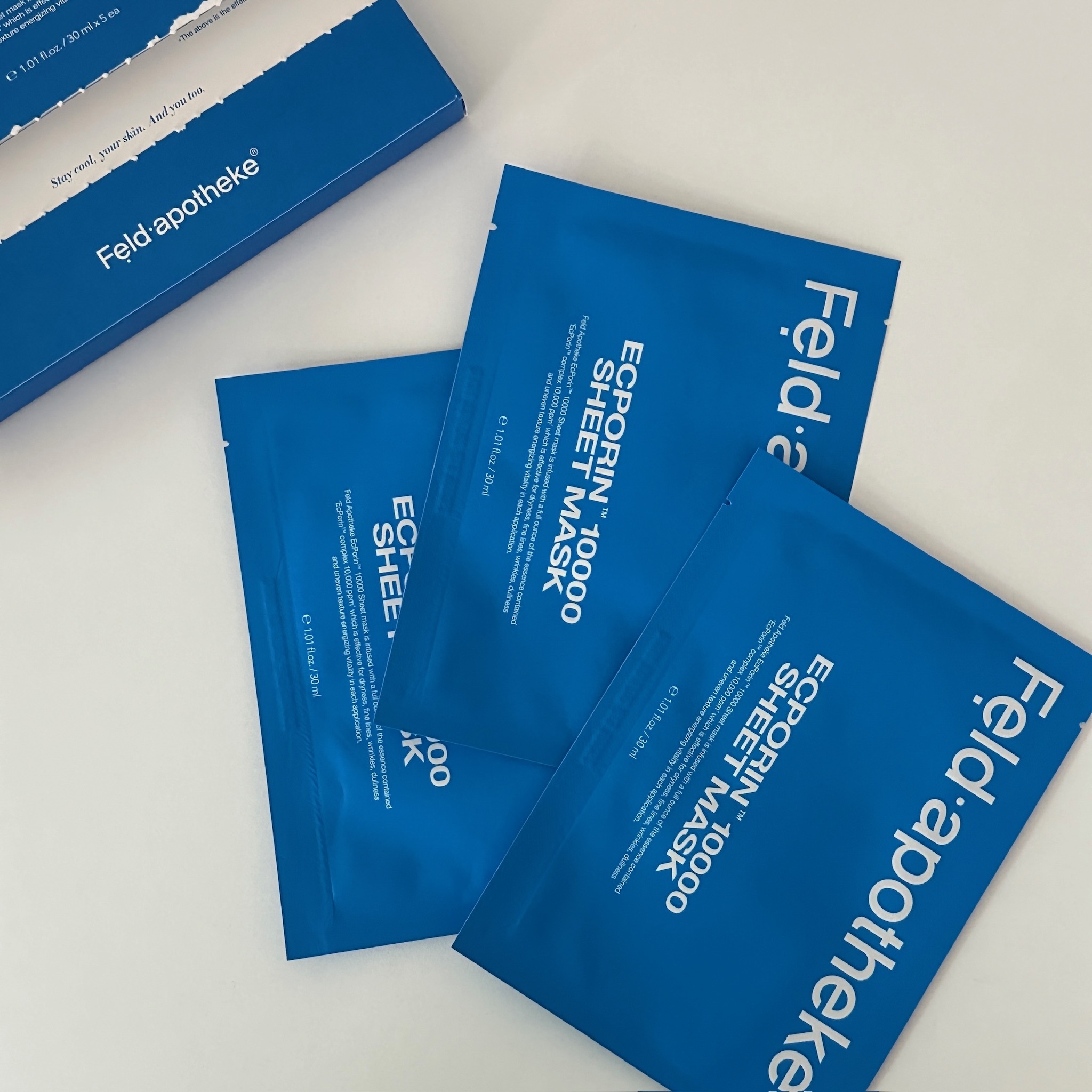 #現貨供應 德國 FELD APOTHEKE 爆水神器 面膜 30ml 5片／ 效期 2027/3/19