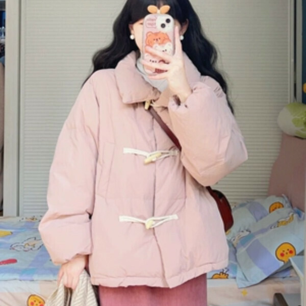 爆款小個子麵包服（粉色）（S/M/L/XL/2XL下單後與客服聯系發貨的尺碼）