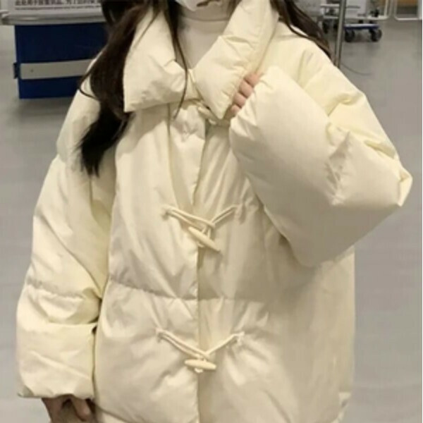 爆款小個子麵包服（米白色）（S/M/L/XL/2XL下單後與客服聯系發貨的尺碼）