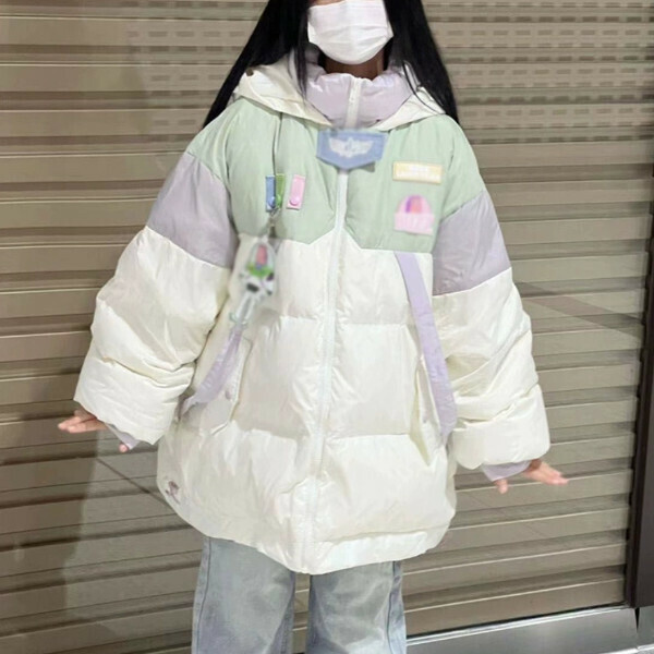 新款小眾麵包服（杏色）（S/M/L/XL/2XL下單後與客服聯系發貨的尺碼）     