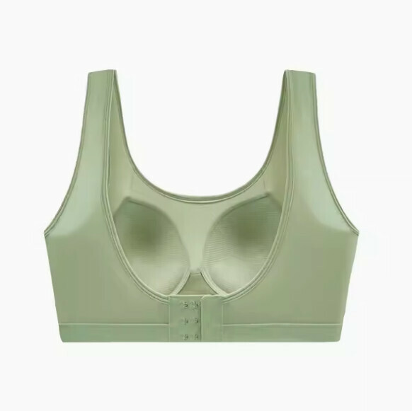 熱賣莫代爾調整型排扣胸圍內衣（綠色）【S-XL碼】【下單後聯絡客服確認發貨尺碼】