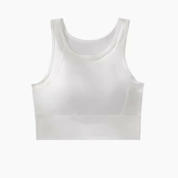 熱賣冰絲小圓領聚攏裹胸胸圍內衣（白色）【M-XL碼】【下單後聯絡客服確認發貨尺碼】