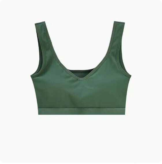 熱賣冰絲防走光聚攏胸圍內衣（綠色）【S-XL碼】【下單後聯絡客服確認發貨尺碼】