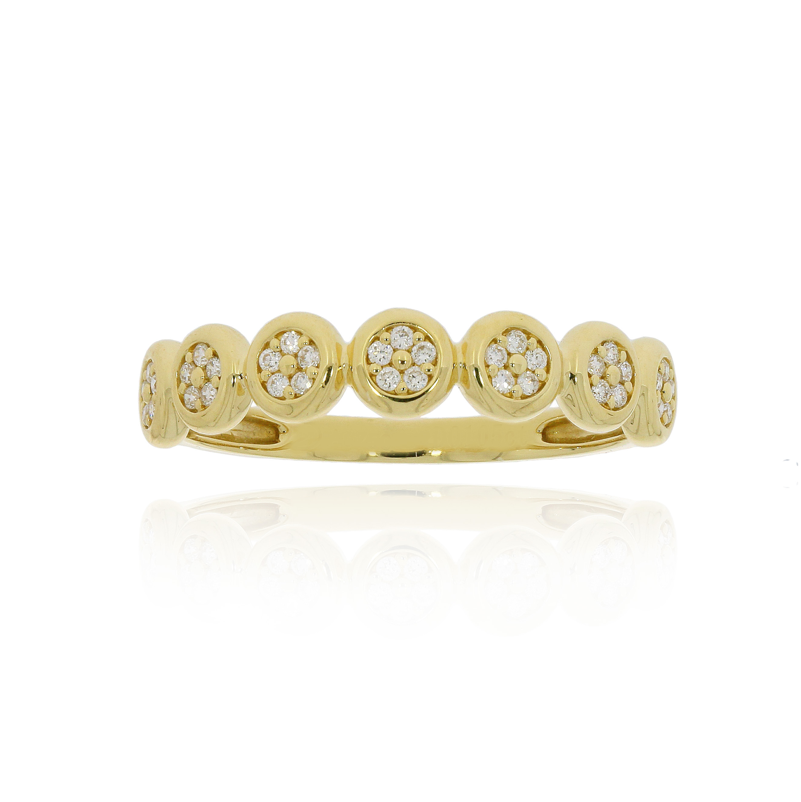 圓映K金鑽石戒指