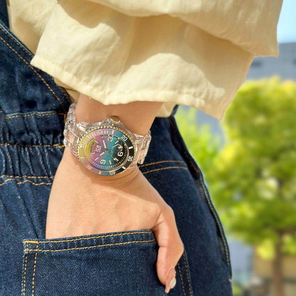 【ICE WATCH】Clear Sunset清晰日落系列 炫彩奪目 漸層 MIYOYA星辰機芯 三針 腕錶