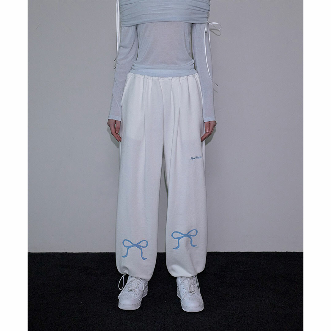 Frostfall Radiance Ribbon Jogger Pants