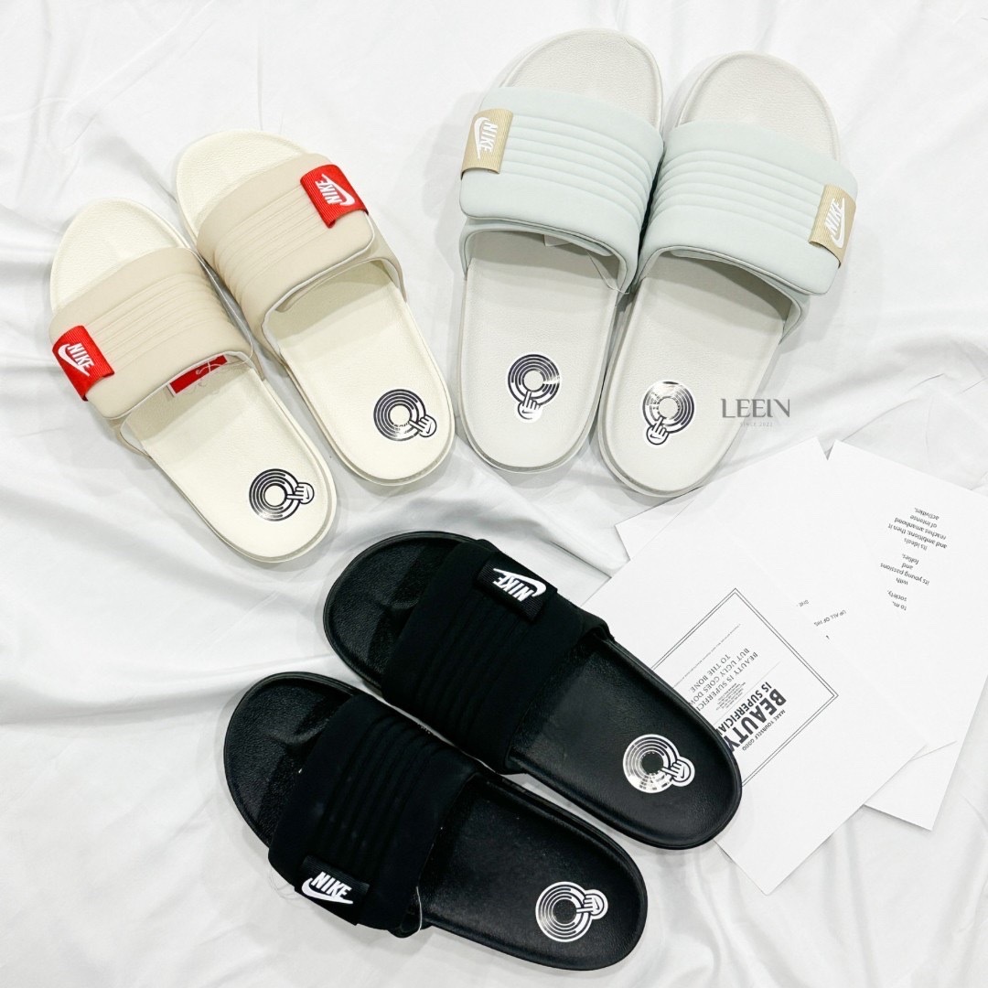 Nike Offcourt Adjust Slide 奶茶色/淺灰綠 薄荷綠 米白 魔鬼氈拖鞋 涼鞋 海綿底 麵包拖鞋