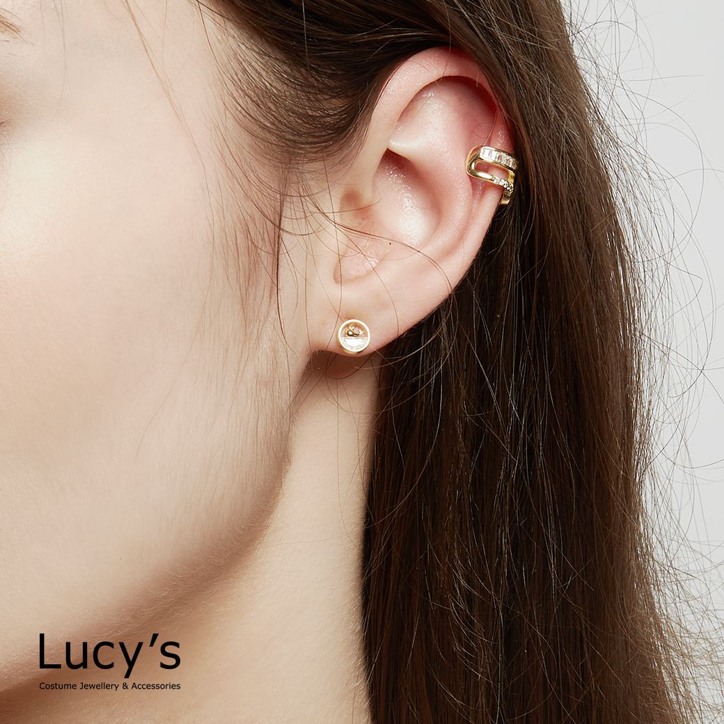 925純銀 星月祝福 耳骨夾 (115484)