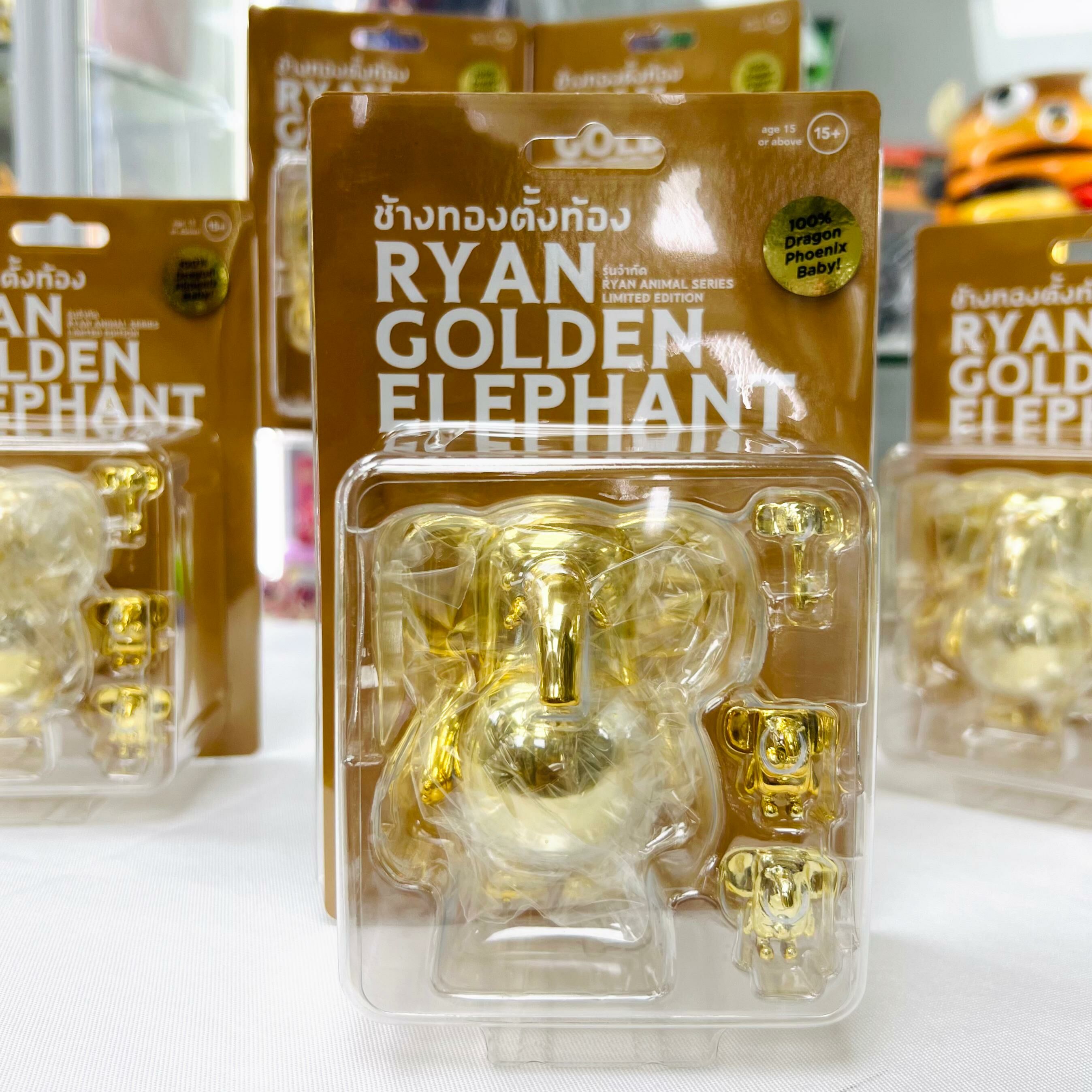 Ryan Golden Elephant 懷孕の金象 泰國玩具展限定