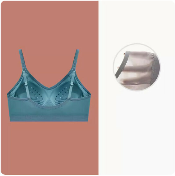 熱推透氣u型聚攏防下垂胸圍內衣（藍色）【S-XL碼】【下單後聯絡客服確認發貨尺碼】