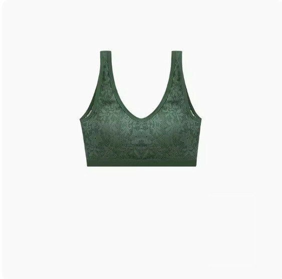 熱推u型蕾絲一體聚攏胸圍內衣（綠色）【S-XL碼】【下單後聯絡客服確認發貨尺碼】