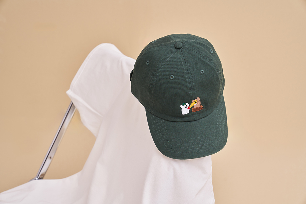 Dinotaeng BOBO In The Woods Baseball Cap - GREEN 棒球帽