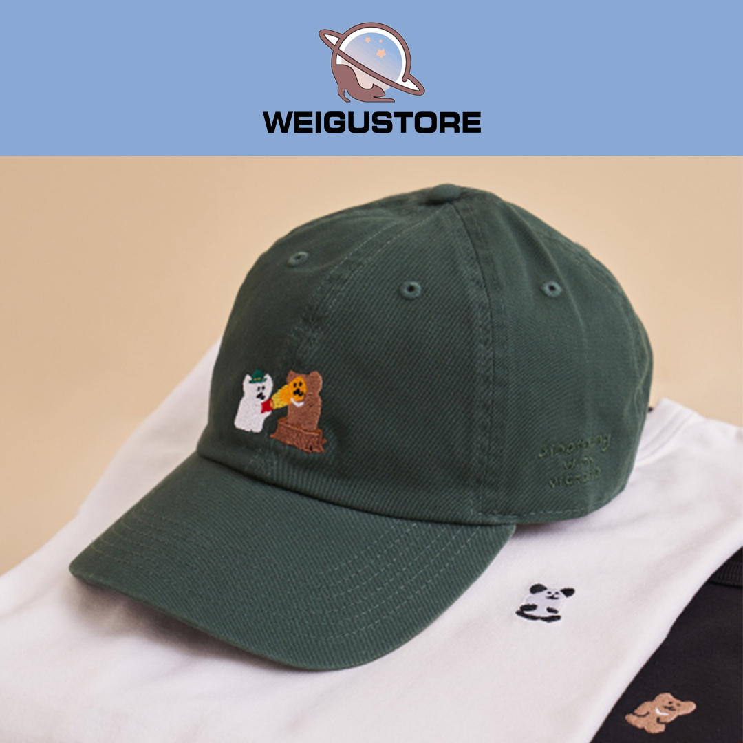 Dinotaeng BOBO In The Woods Baseball Cap - GREEN 棒球帽